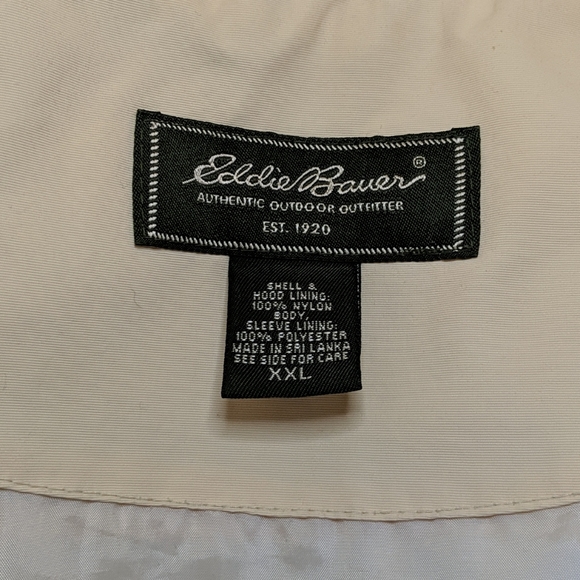 Eddie Bauer XXL Pale Yellow Lined Jacket - Picture 5 of 9